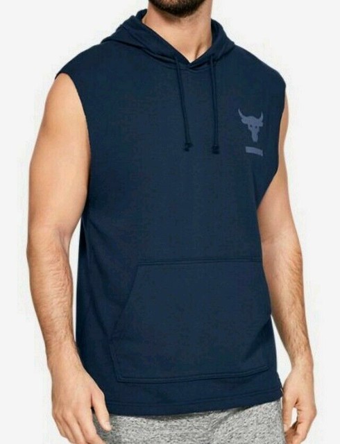 under armour cut off hoodie