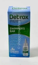01/2026 ~ Debrox SWIMMERS EAR 1oz Ear Drying Drops ~ Kids & Adults NIB