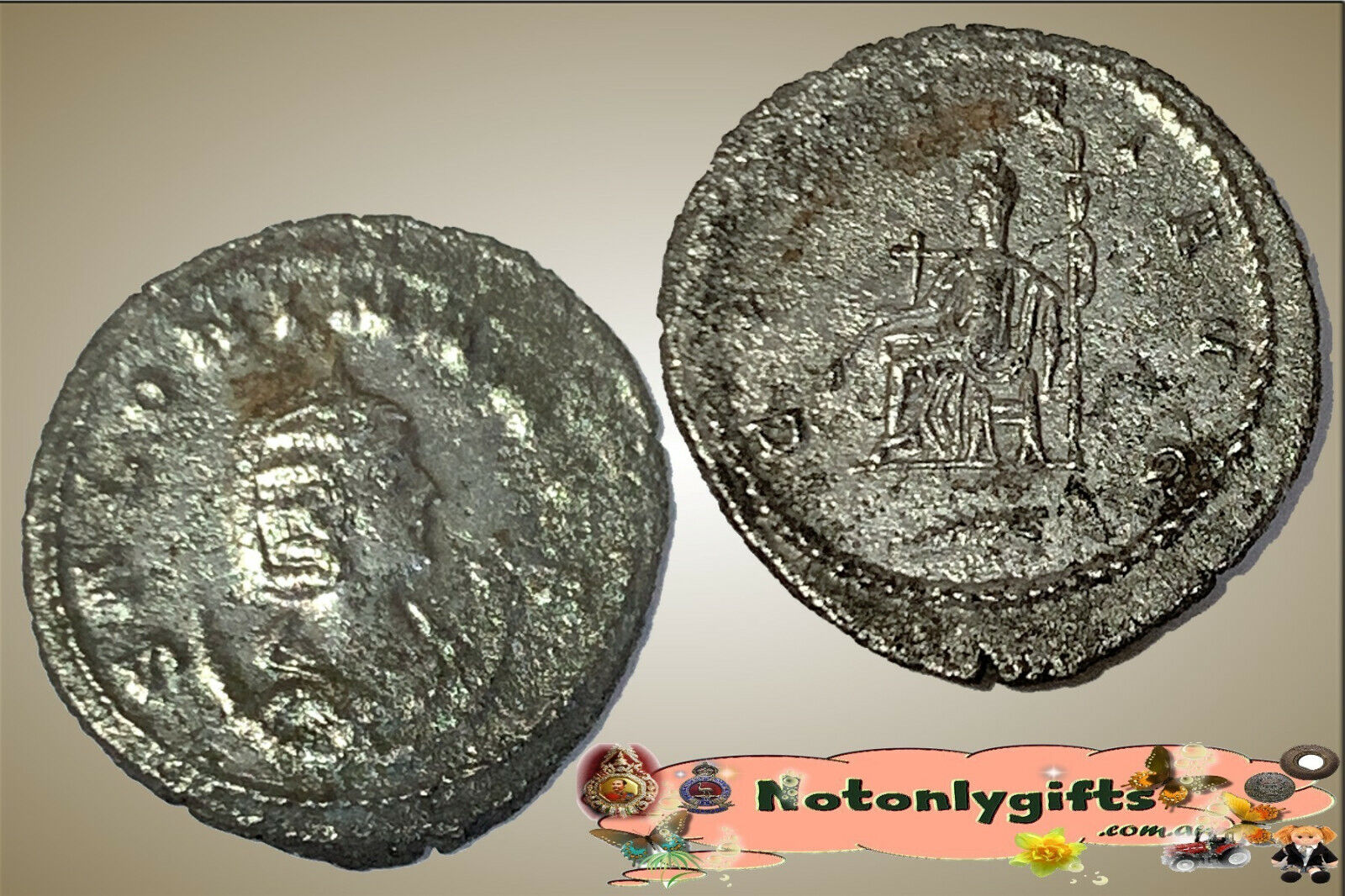 Roman Imperial - Salonina, wife to Gallienus, struck at Antioch in 265 AD.