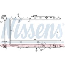 Radiateur Honda CRX