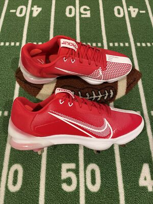 Nike Force Zoom Trout 7 Pro Red White Baseball Cleats Mens Size 9 CQ7224-602 New s-l400.jpg main image 4