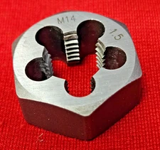M14 X 1.5 Metric 1-1/16" Hex  Rethread Die 14MM CS RH A-1 419-14150