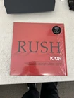 RUSH ICON Clear Vinyl With Heavy Red Splatter