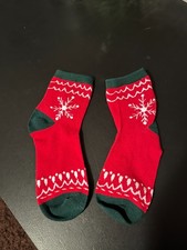 Red  Green Christmas Socks