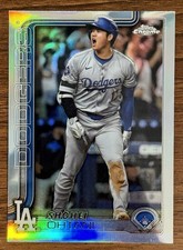 2025 Topps Chrome Shohei Ohtani #1 Image Variation SSP Dodgers Refractor