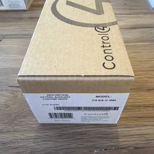 Control4 C4-KA-C-WH Keypad Auxiliary Contemporary White