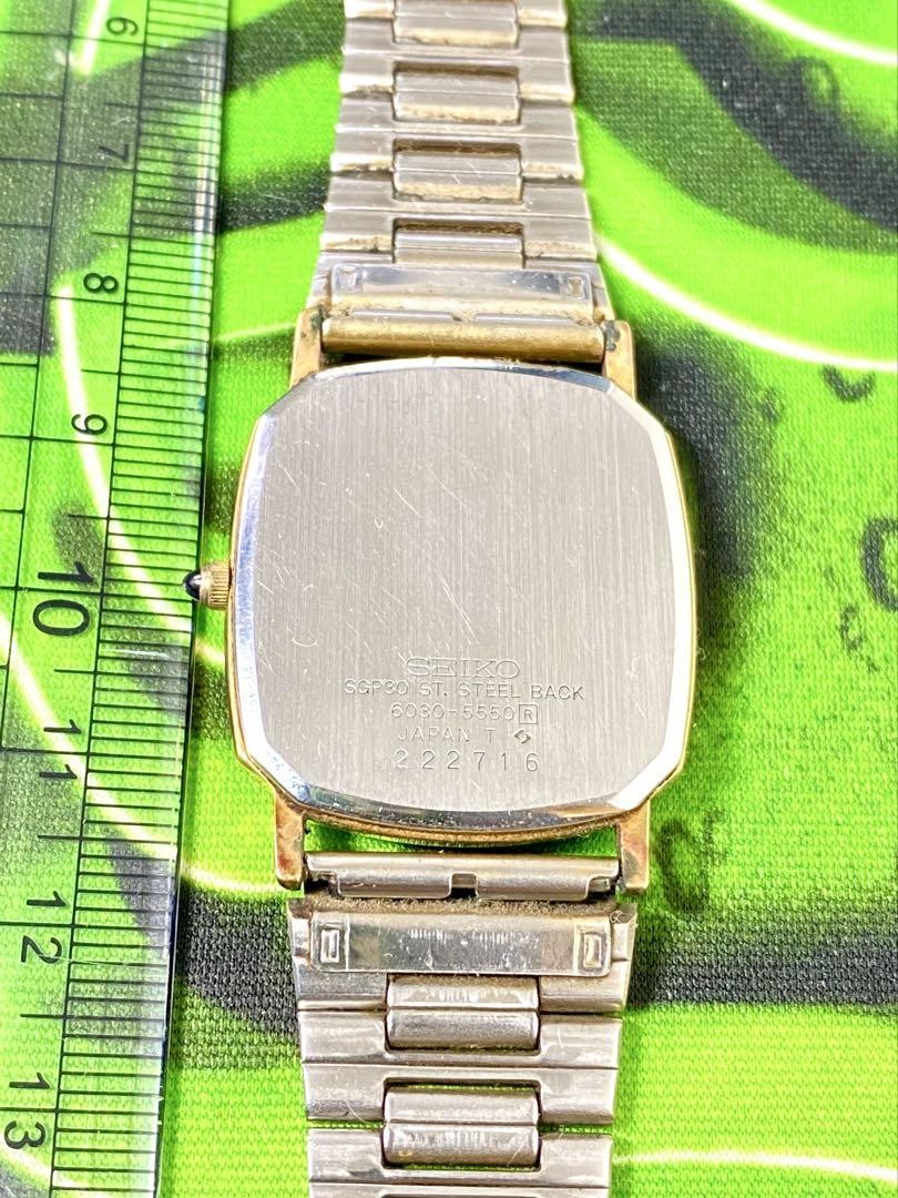 Seiko Dolce Gold 6030-5550 Vintage Quartz Dress Watch with Gold