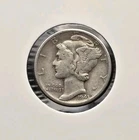 1943-P Mercury Dime 90% Silver US Mint Philadelphia