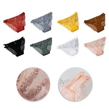 Lace Hollow Women's Triangle Underwear Comfortable Breathable Cotton Pants