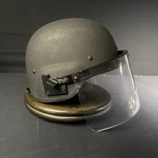 Ballistic IIIA (3A) Helmet w/ Removable Face Shield USA Made Large Bullet Proof