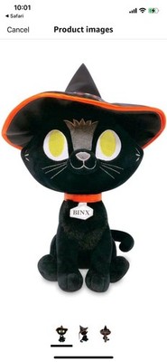 Disney Hocus Pocus Plush Thackery Binx New With Tags 15  Halloween