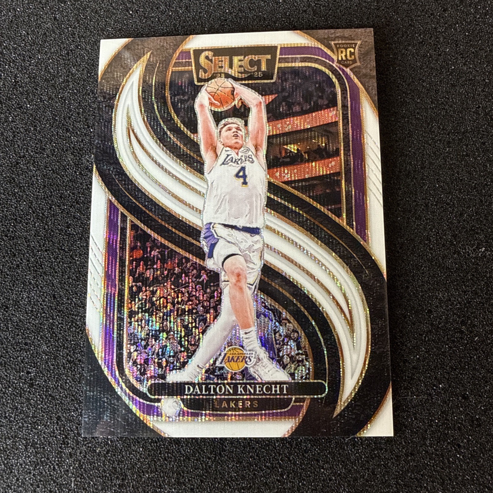 2024-25 Select - Premier Level Dalton Knecht #186 White Wave Prizm /99 (RC)