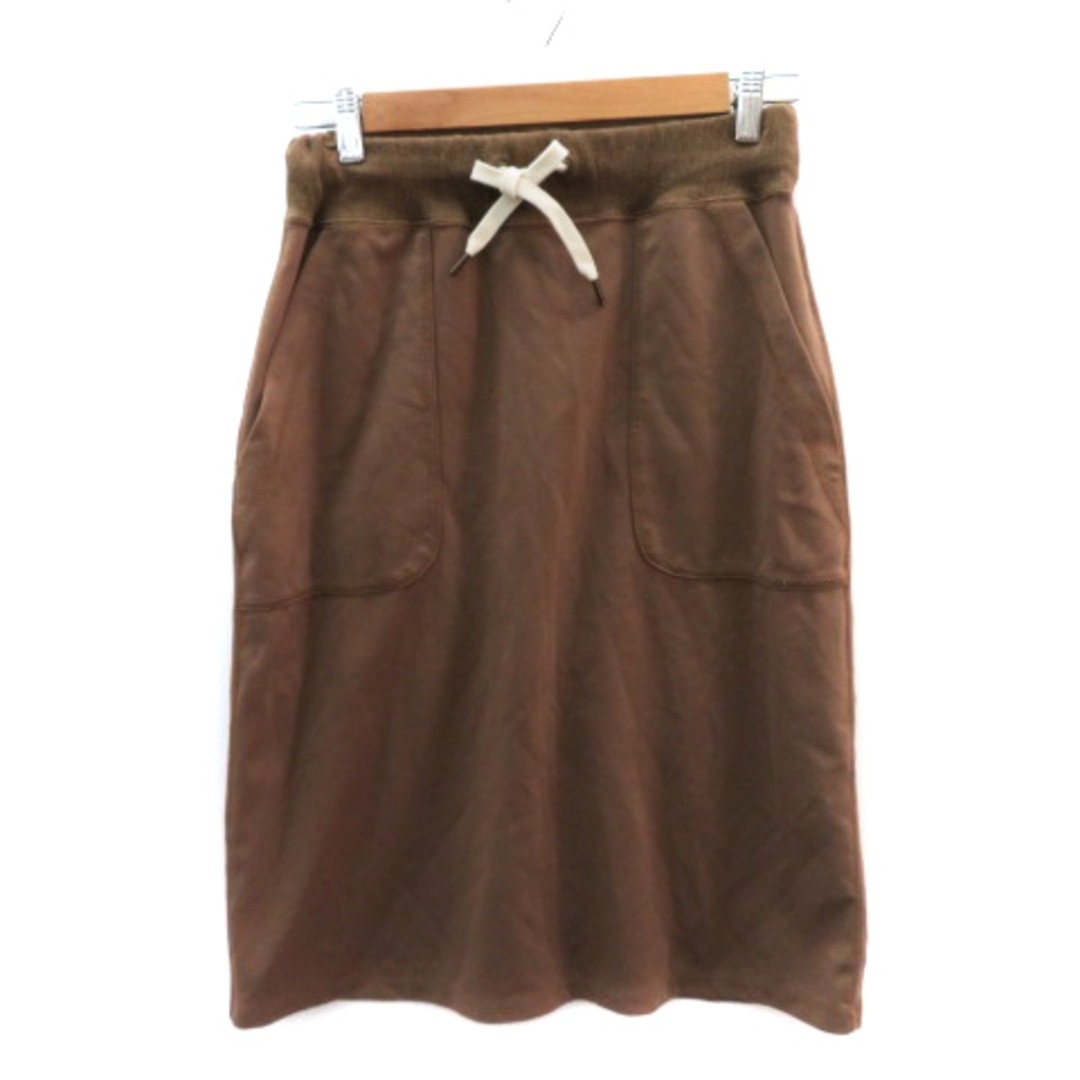 URBAN RESEARCH DOORS Tight Skirt Midi Length One Brown YK6
