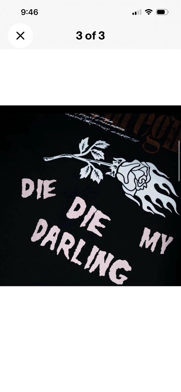 Civil regime misfits T-shirt Did My Darling  Large NWT Unisex image 3