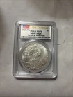 2025 $1 SILVER EAGLE PCGS MS70 FIRST STRIKE STRUCK AT WEST POINT FLAG LABEL