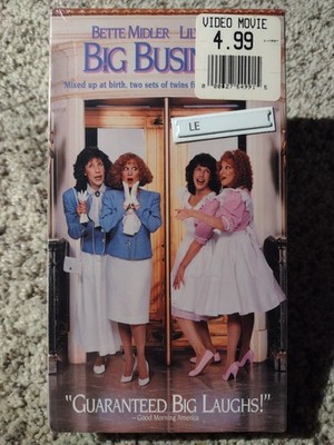 Big Business (1988) VHS, Bette Midler, Lily Tomlin, Touchstone Home Video