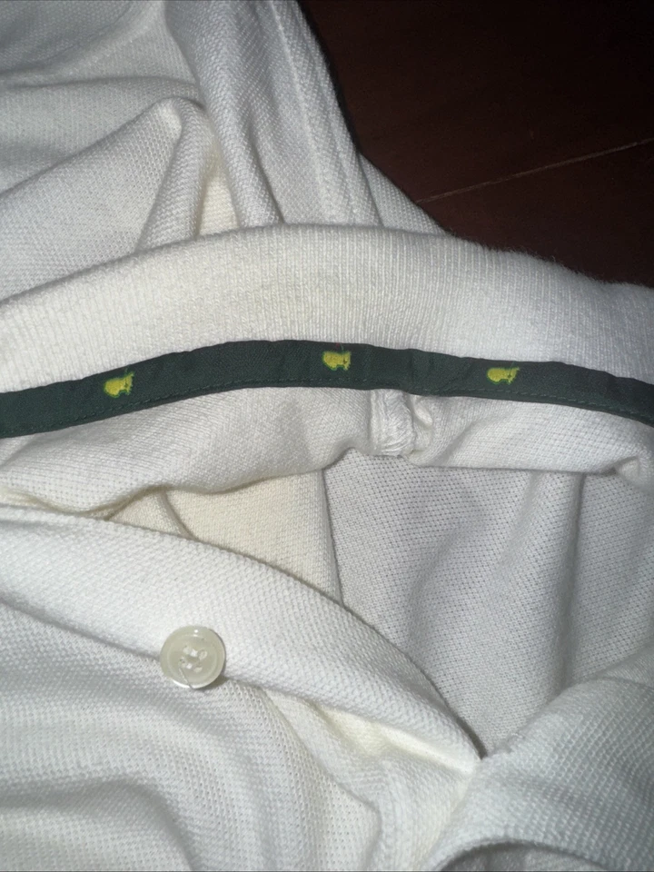 Camisa de manga corta para hombre Augusta National Golf Shop Large Masters Blanco Foto 2 de 4