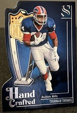 2025 Panini Silhouette Thurman Thomas Buffalo Bills Hand Crafted Rare Die Cut