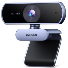 UGREEN Webcam for PC, Full HD 1080P/30fps Webcam for Laptop, Clear Stereo Audio