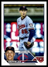 2023 Topps Griffin Jax Minnesota Twins #595
