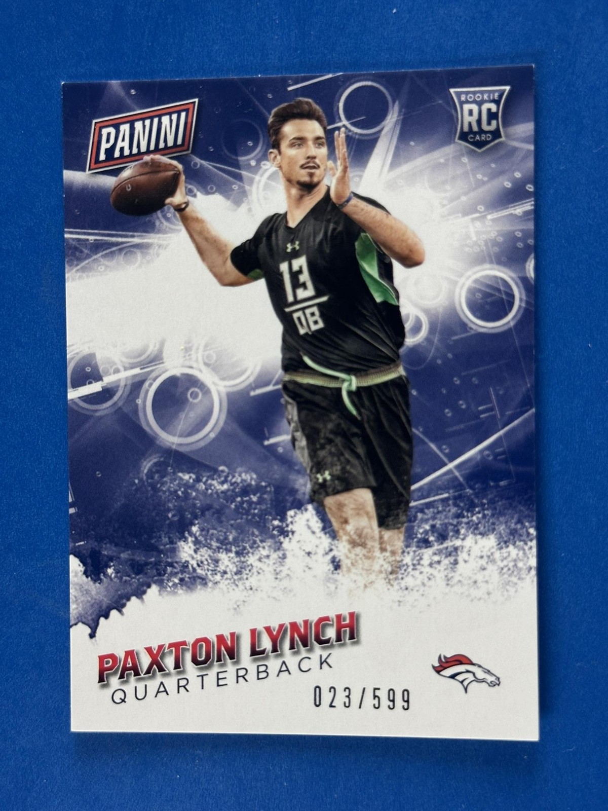 Paxton Lynch Panini Select Swatch #43 Base