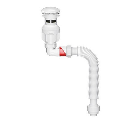 Resistant Bathroom Drain Pipe with Triple Protection and Quick Drain Tech