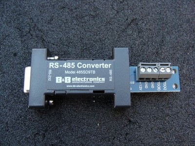 B & B Electronics RS-485 Converter, model# 485SD9TB.