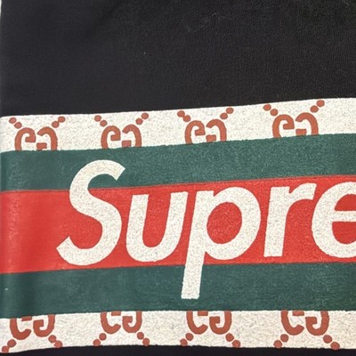 Supreme X Gucci Box Logo M Shirt | eBay