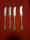 CHANTILLY by Gorham,Sterling Silver Butter Knife,Lot of FOUR, MONOGRAMMED