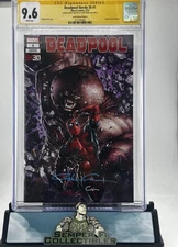 Deadpool Nerdy 30 #1 CGC SS 9.6 Clayton Crain Triple Signed