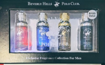 Beverly Hills Polo Club Exclusive Fragrance Collection For Men With 4 Scents