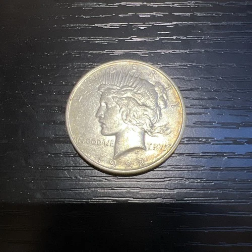 1922 US Peace Silver Dollar $1 VF