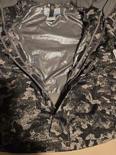 COLUMBIA Black Gray Camo Winter Jacket Shell Youth Boys XS 6-7 Omni Tech
