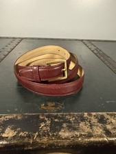 Vintage Men's Genuine FULL GRAIN Leather Belt Aniline Cowhide Size 40