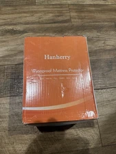 Hanherry Waterproof Mattress Protector, Queen Size, Cooling Mattress Cover