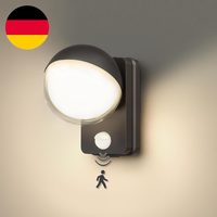18W AußEnwandleuchte AußEnlampe Mit Bewegungsmelder, Warmweiß 3000K Led Aussenla