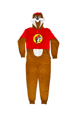 Buc-ees Exclusive Beaver Unisex Union One Piece Suit Adult Zip-Up S/M-L/XL Texas