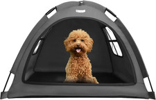 Waterproof Gray Pet Tent for Cats and Small Dogs Machine Washable Indoor/Outdoor