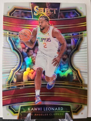 2019-20 Panini Select - Concourse Kawhi Leonard #35 White Prizm /149