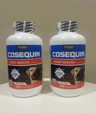 Nutramax Cosequin with MSM Joint Health Supplement for Dogs 250 Tabs Lot Of 3