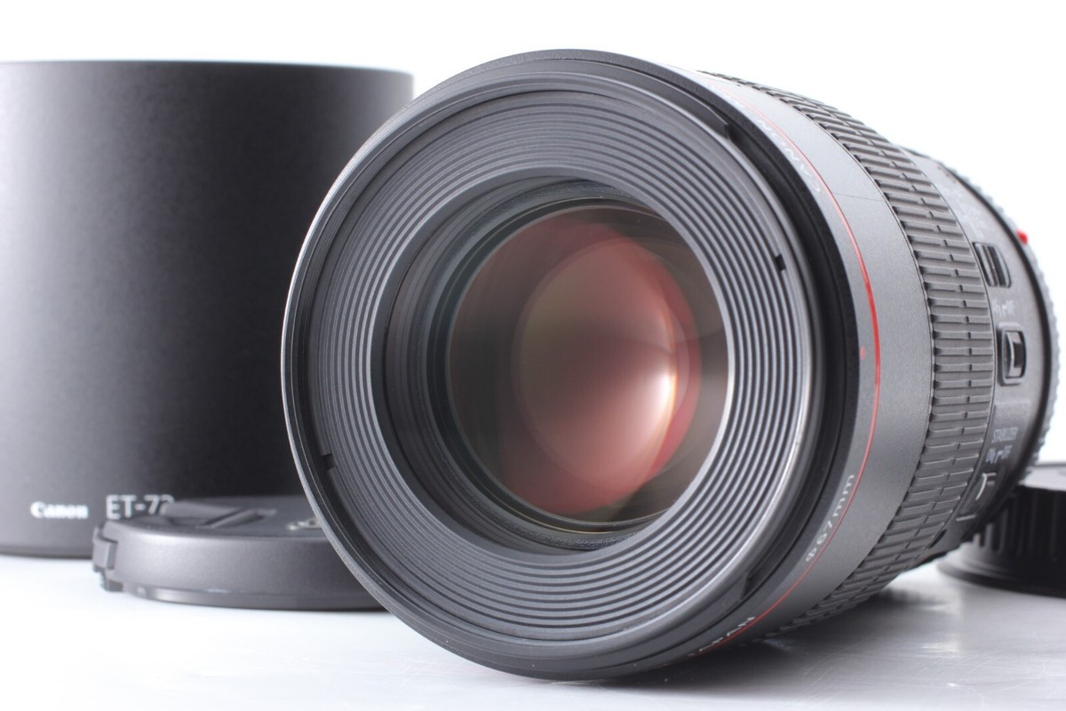 Near Mint w/ Hood】 Canon Macro EF 100mm f/2.8 L IS USM Lens Near Mint w/ Hood】 Canon Macro EF 100mm f/2.8 L IS USM Lens