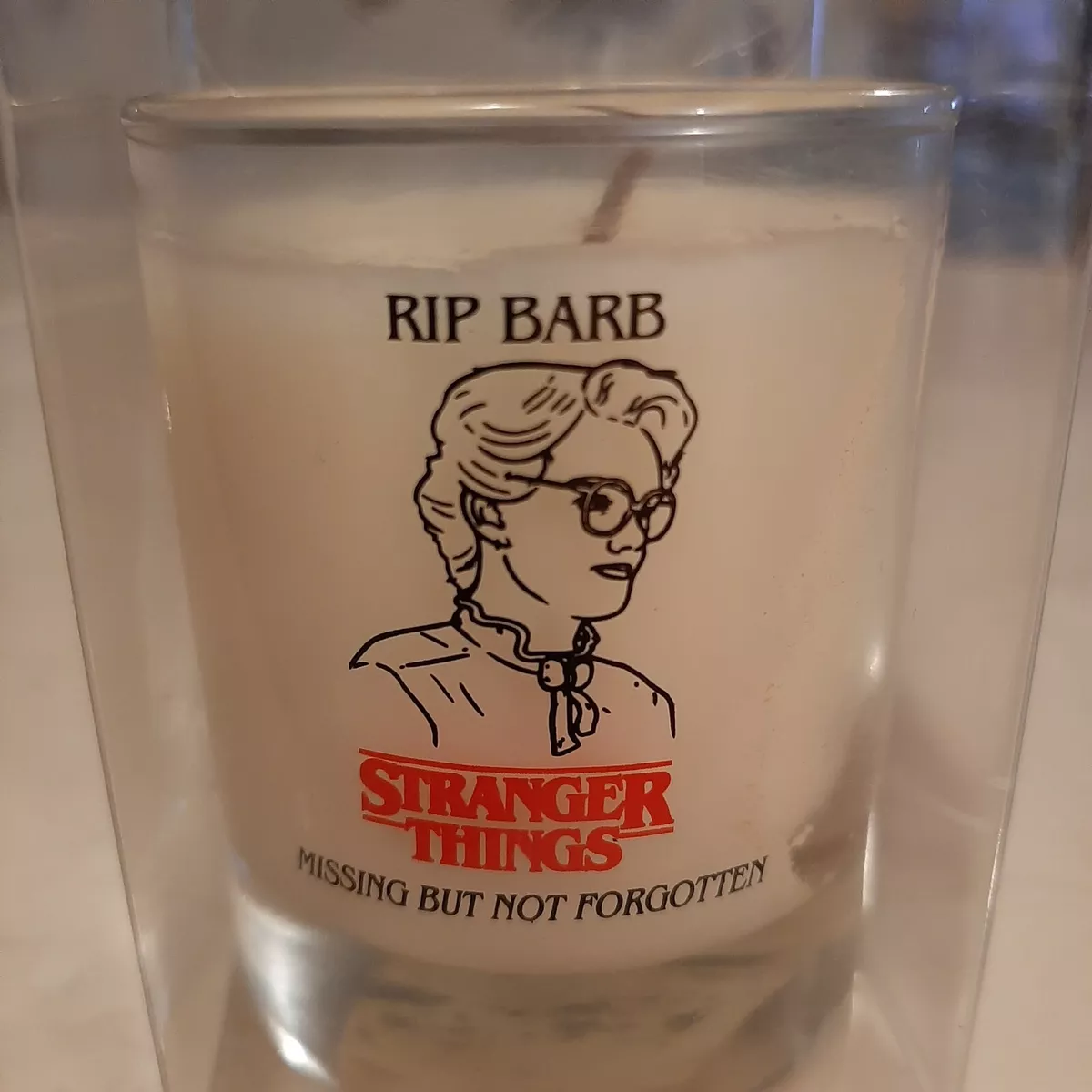 Stranger Things Comic Con Exclusive RIP Barb Candle