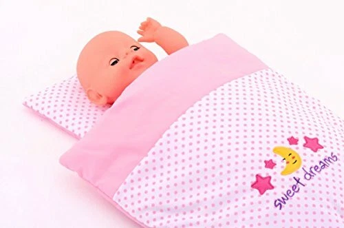 Doll blanket and pillow cheap set