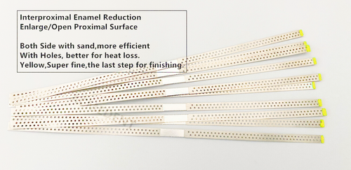 Dental Orthodontic Metal Polishing Sands Finishing Strips IPR Strip Fine Diamond - Picture 3 of 21