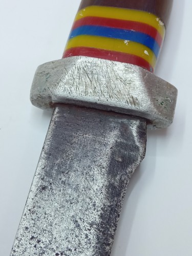Kitchen Knife USSR Knife passed Afghanistan Handle Wood This is already a rarity - Picture 11 of 16