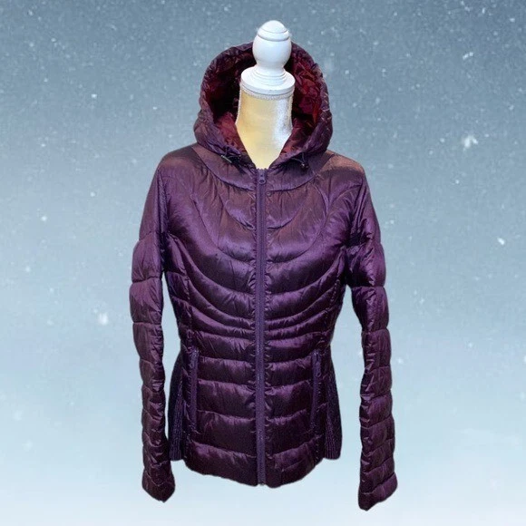 LOUIS VUITTON Hooded Goose Down Jacket Puffer Women's size 40