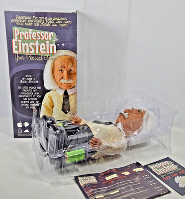 Professor Einstein Interactive Robot Tutor Your Personal Genius! Complete Unused