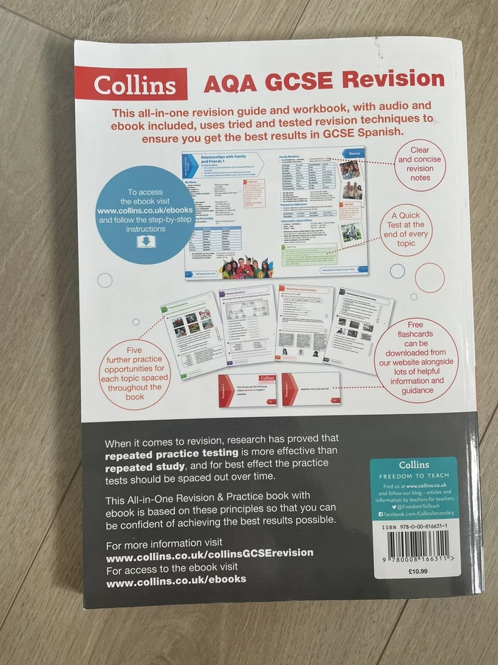 Collins AQA GCSE Revision book bundle Geography, Spanish & Religious studies - Image 4 of 4