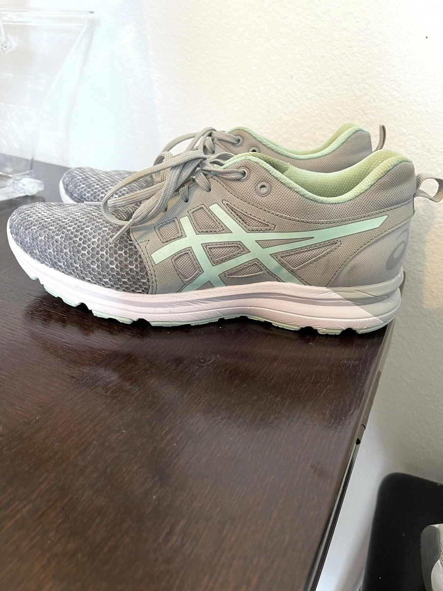 Asics T795N Womens Green Athletic Shoes Size 10 eBay