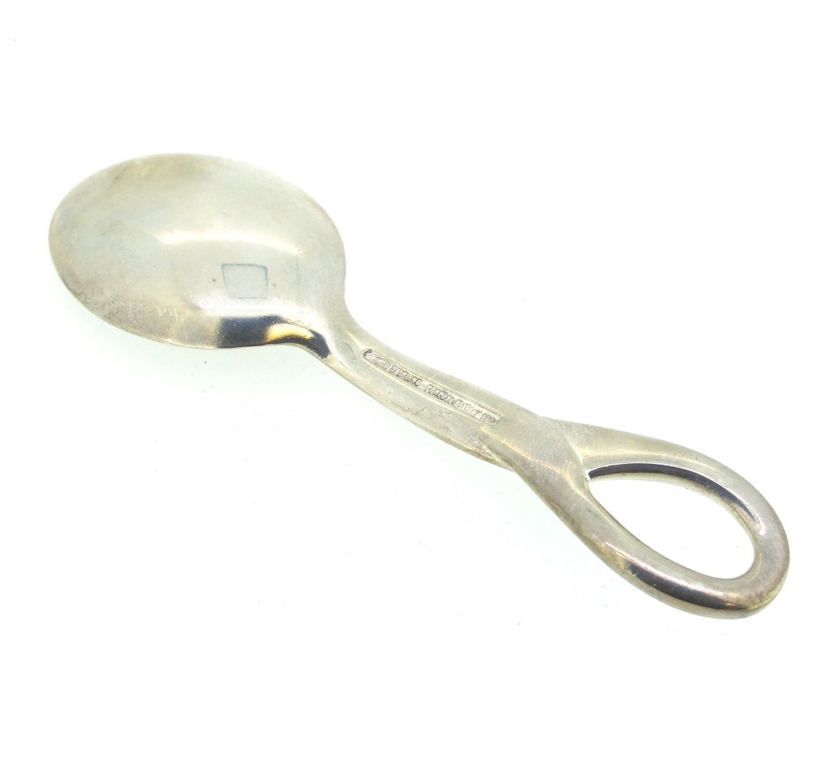 Tiffany & Co. Sterling Silver Elsa Peretti Padova Baby Spoon Italy